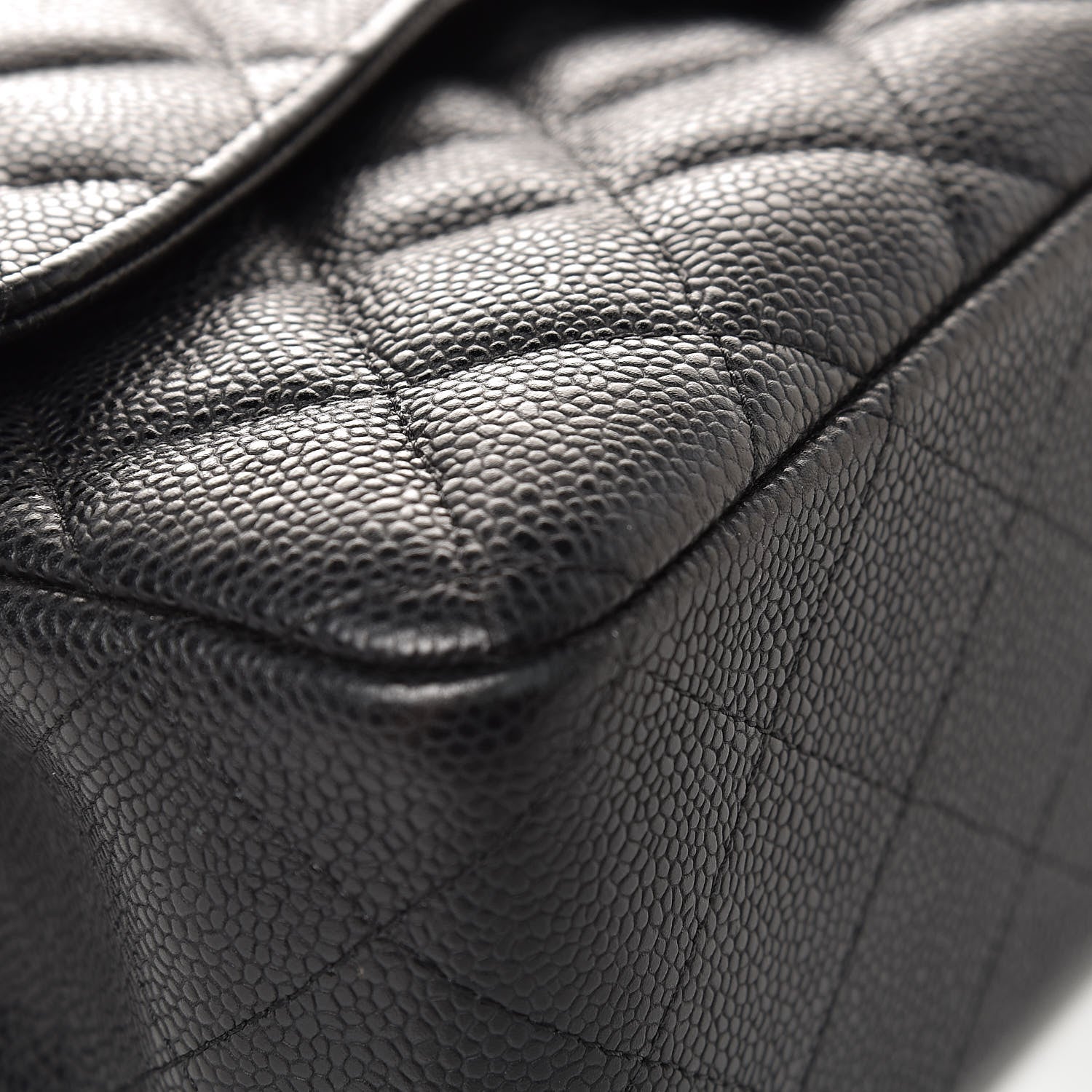 Chanel Caviar Quilted Jumbo Double Flap Black 11 of 18