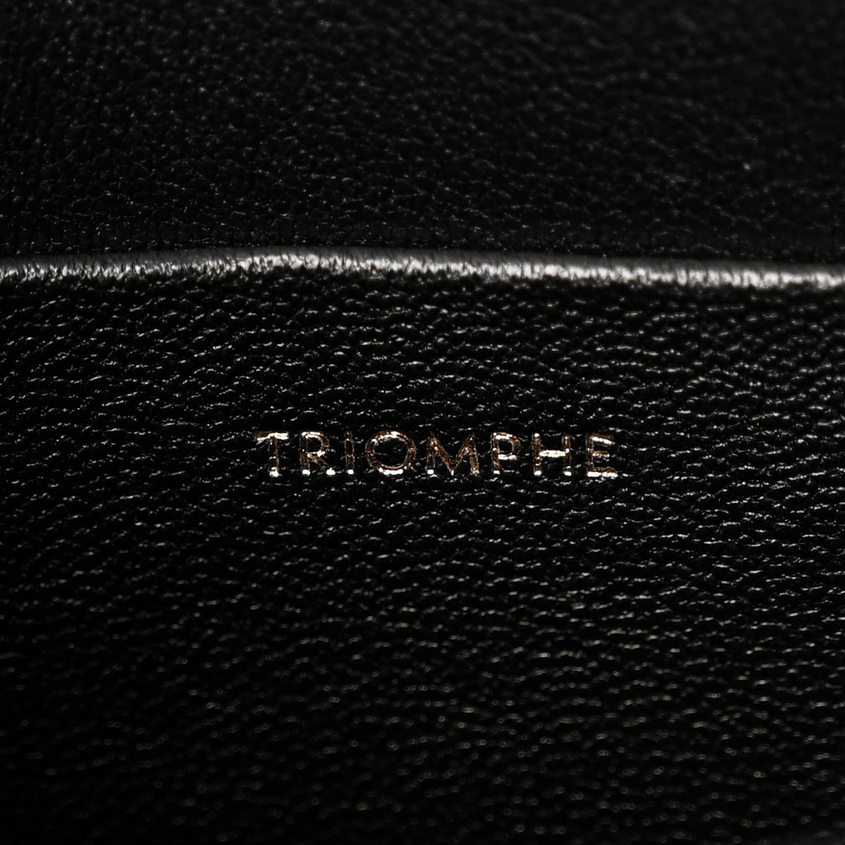Celine Shiny Calfskin Teen Triomphe Black 7 of 10
