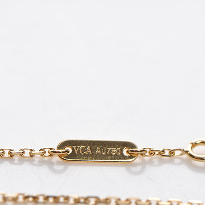 Van Cleef & Arpels 18K Yellow Gold Mother of Pearl Sweet Alhambra Bracelet 5 of 7