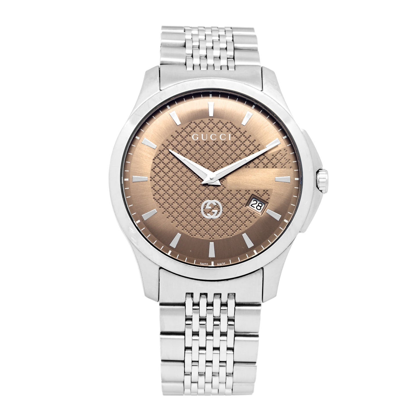 Stainless Steel 40mm G-Timeless Quartz Watch Brown