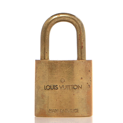 Louis Vuitton Brass Lock and 2 Keys Set #315 2 of 4