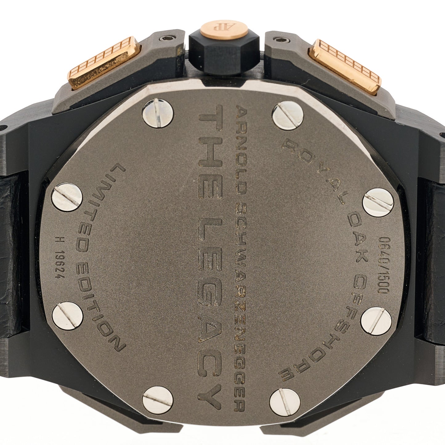 Ceramic Alligator 48mm Royal Oak Offshore Legacy Arnold Automatic Watch Black 26378IO.OO.A001KE.01
