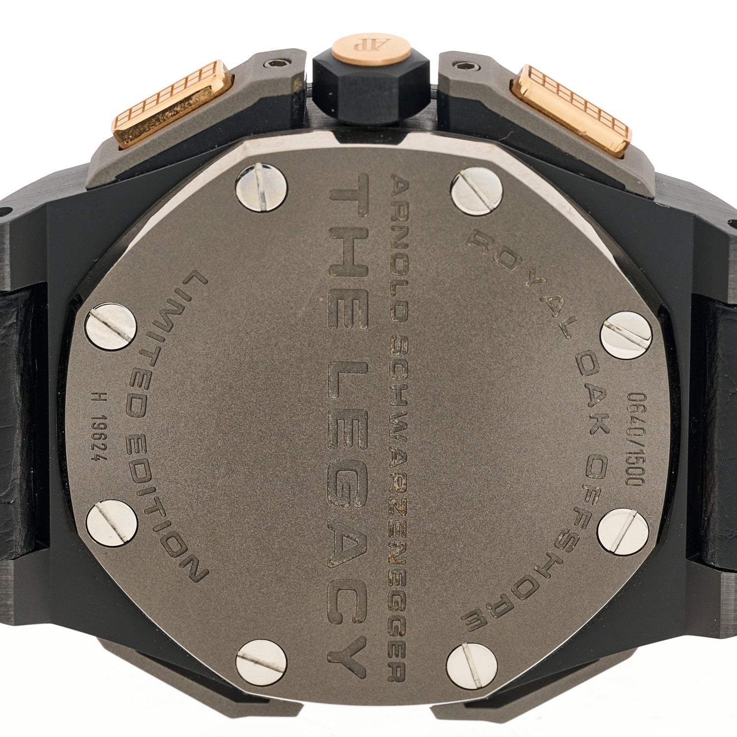 Audemars Piguet Ceramic Alligator 48mm Royal Oak Offshore Legacy Arnold Automatic Watch Black 26378IO.OO.A001KE.01 5 of 5