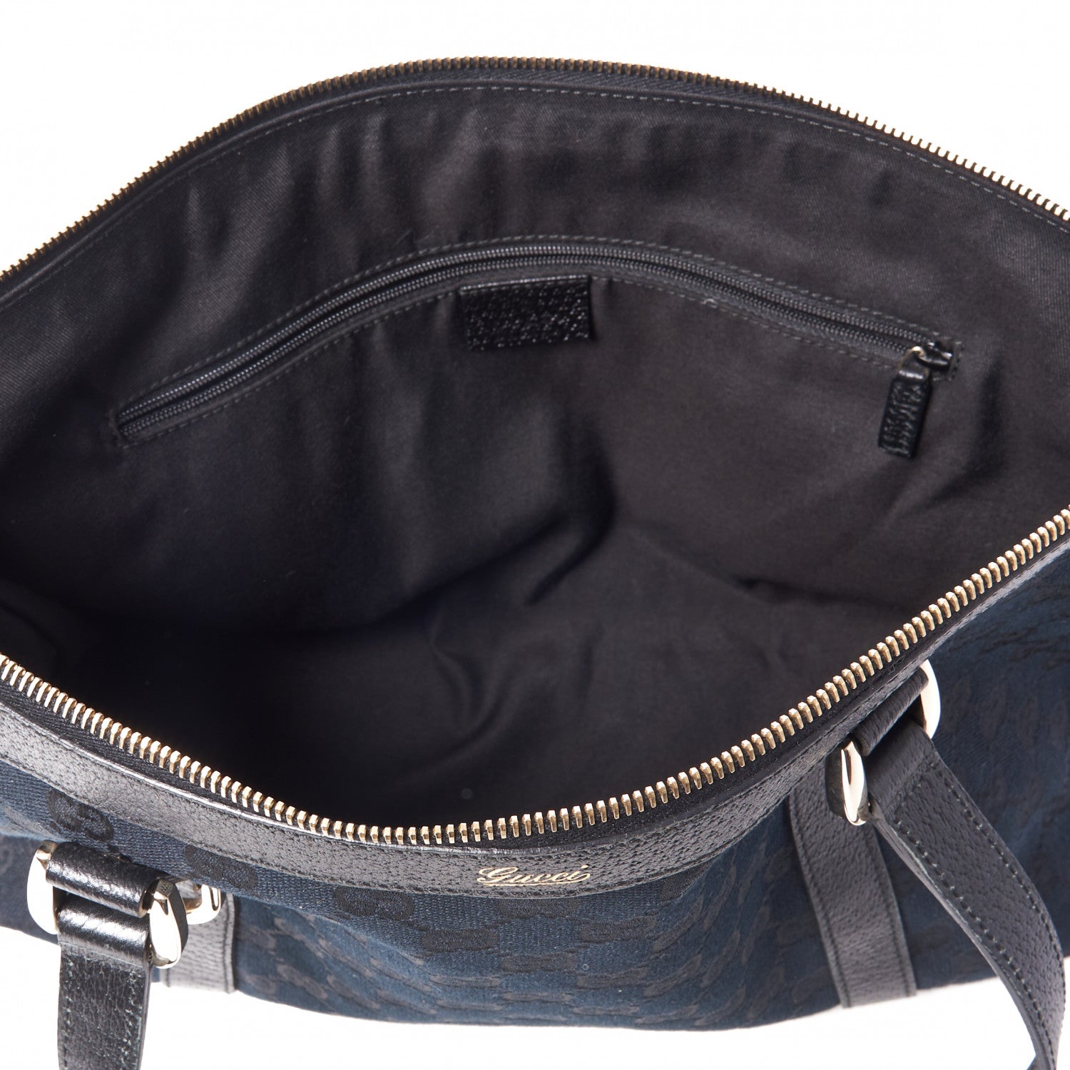 Gucci Monogram Medium Abbey Tote Black 4 of 8