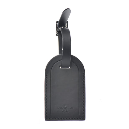 Louis Vuitton Calfskin Luggage Tag Black 1 of 3