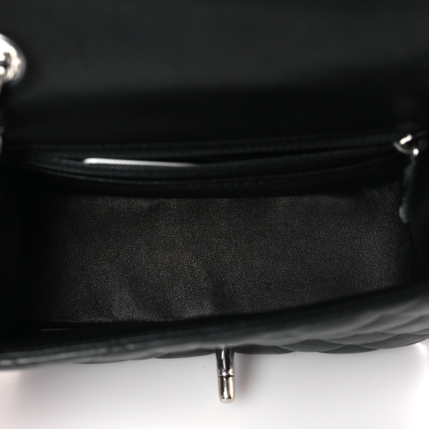 Chanel Lambskin Quilted Mini Square Flap Black 4 of 11
