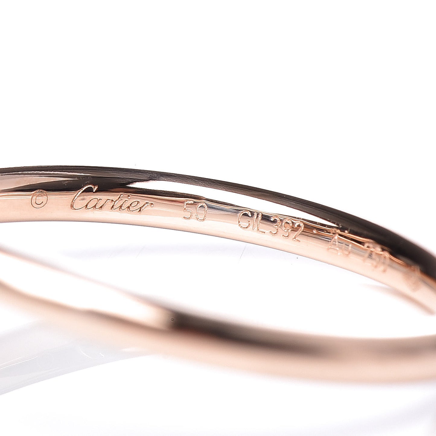 18K Pink Gold Small Juste Un Clou Ring 50 5.25