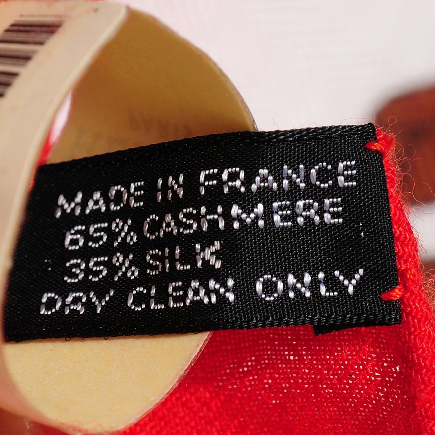 Cashmere Silk Cuirs Du Desert II Shawl 140 Rouge Blanc Loden