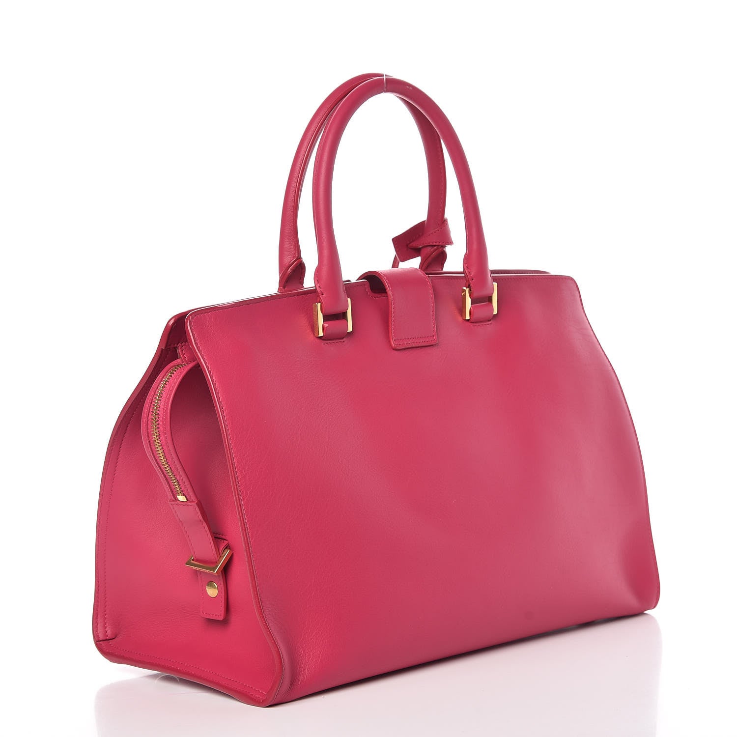 Saint Laurent Calfskin Medium Classic Y Cabas Fuchsia 3 of 14