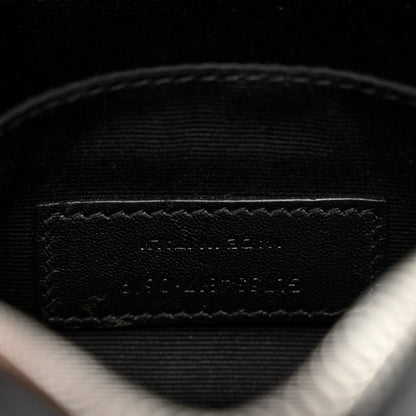 Saint Laurent Calfskin Matelasse Monogram Lou Belt Bag Black 7 of 10