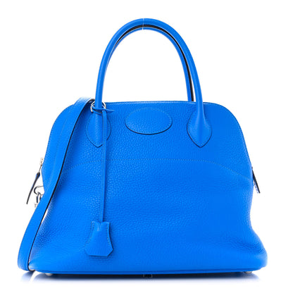 Hermes Taurillon Clemence Bolide 31 Bleu Hydra 1 of 9