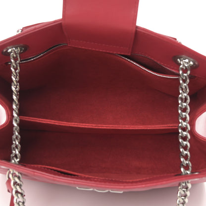Louis Vuitton Calfskin New Wave Chain Tote Ecarlate 5 of 12