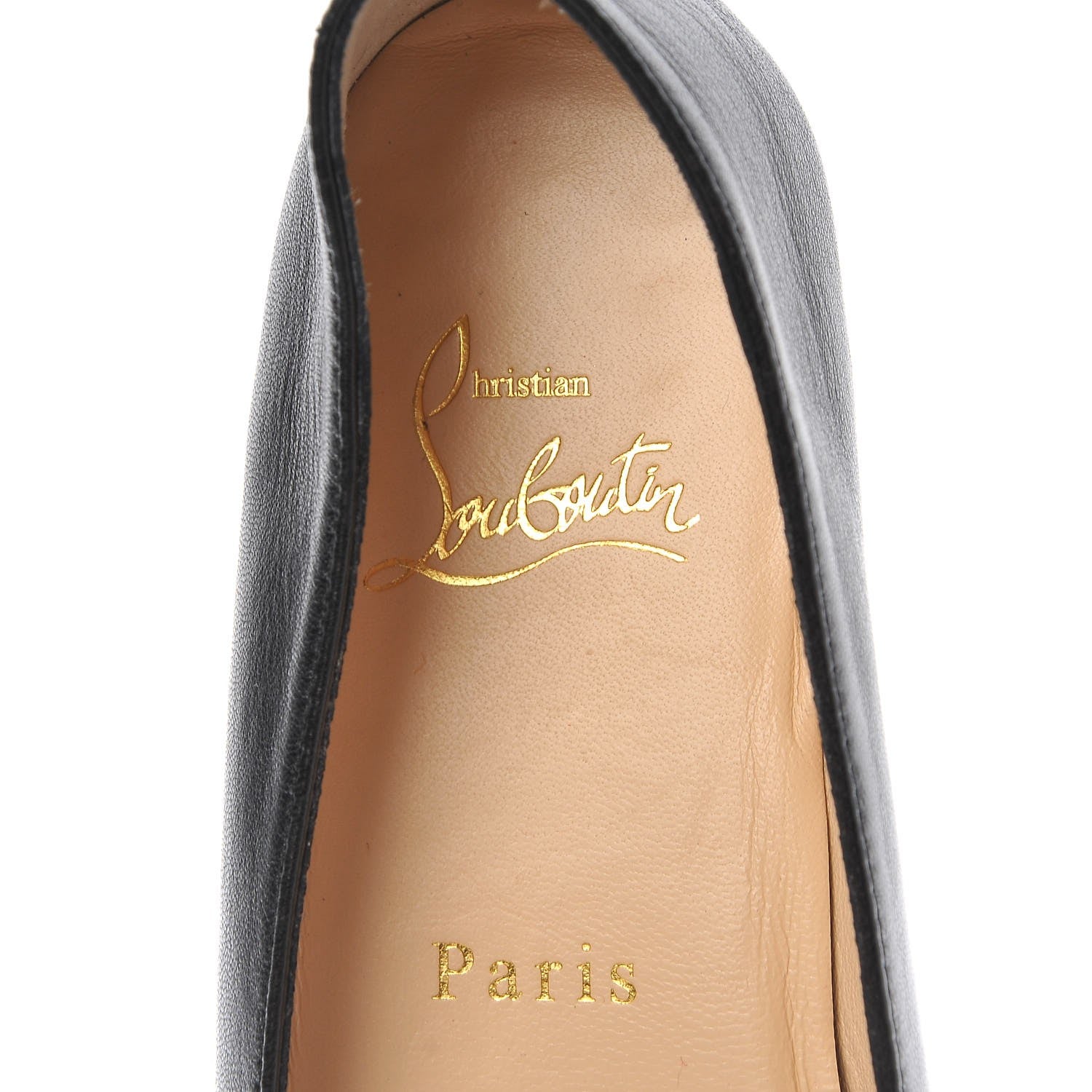 Christian Louboutin Shiny Nappa Konstantina Flats 36 Black 5 of 9