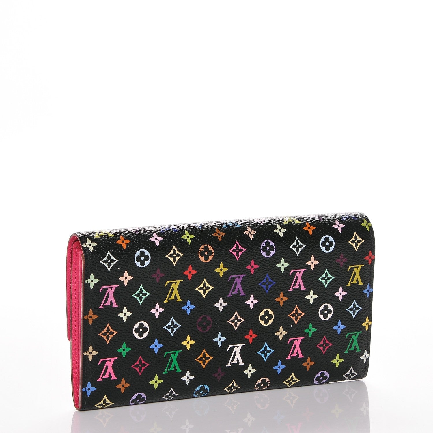 Louis Vuitton Monogram Multicolor Sarah Wallet Black Grenade 3 of 7