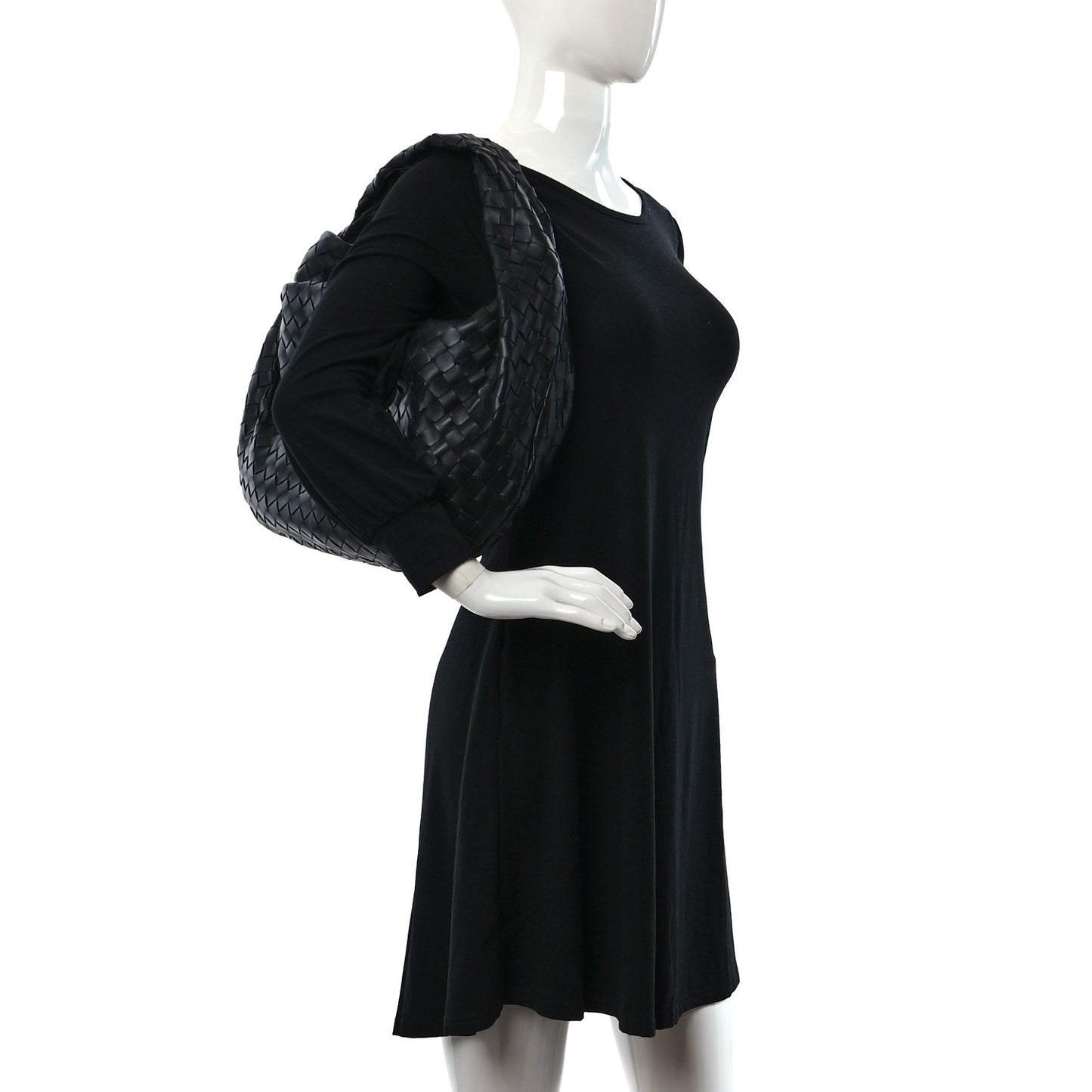 Nappa Intrecciato Small Jodie Black