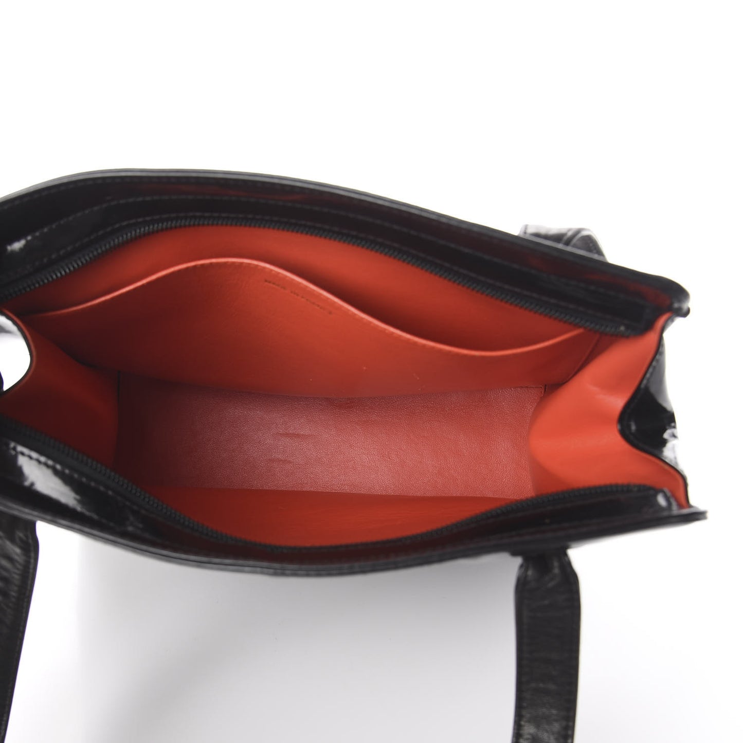 Patent Shoulder Bag Black
