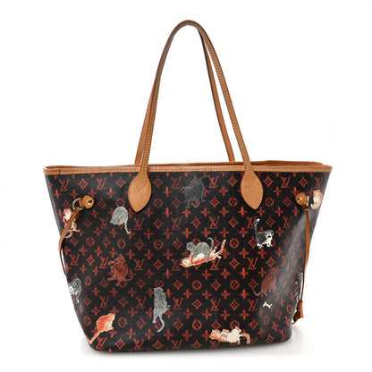 Louis Vuitton Catogram Neverfull MM Marron 1 of 12