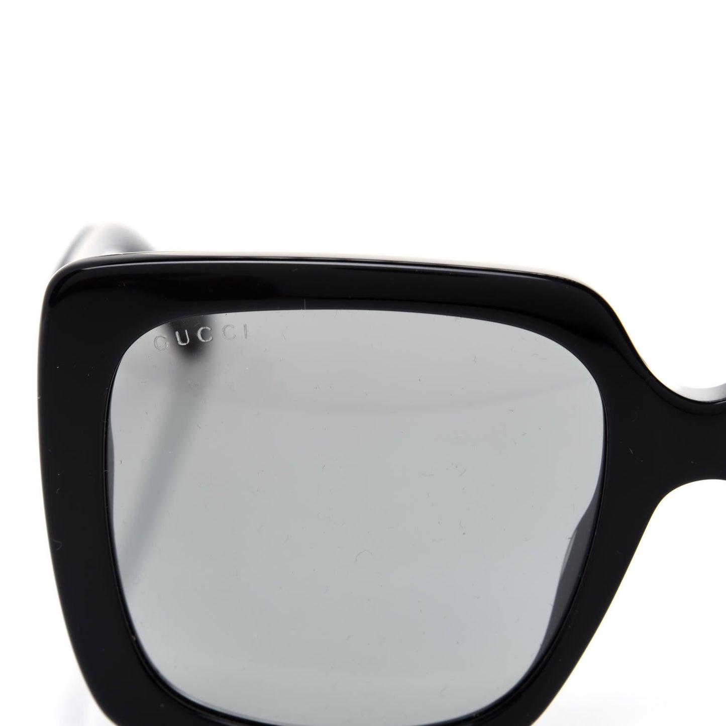 Crystal Square Frame GG Sunglasses GG0418S Black