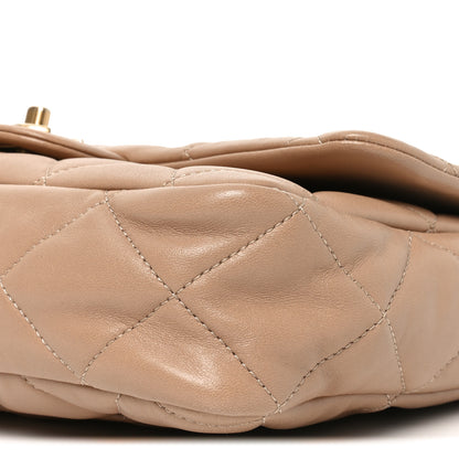 Chanel Lambskin Quilted Large CC Funky Town Flap Beige 10 of 10