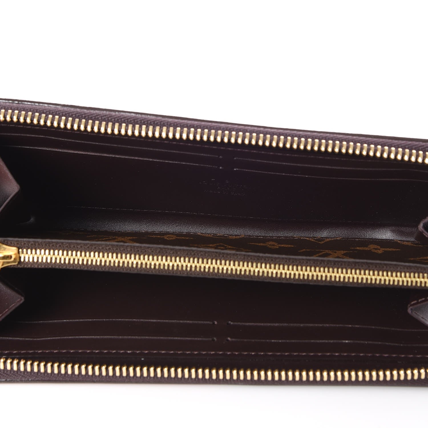Louis Vuitton Patent Miroir Clemence Wallet Magenta Black 5 of 7