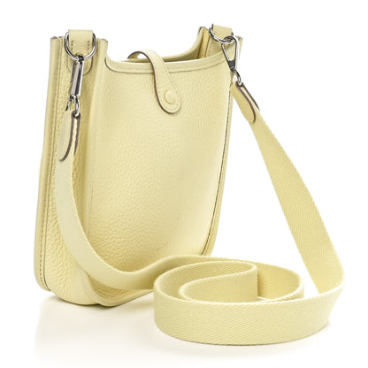 Hermes Taurillon Clemence Evelyne TPM Jaune Milton 3 of 10