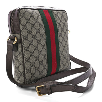 Gucci GG Supreme Monogram Web Small Ophidia Messenger Bag Brown 3 of 12
