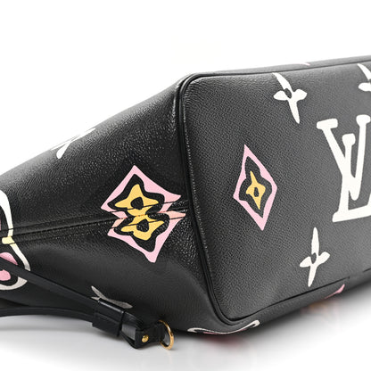 Louis Vuitton Monogram Giant Wild at Heart Neverfull MM Black 9 of 11