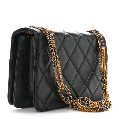 Chanel Lambskin Quilted On And On Small Chain Flap Black 3 of 10