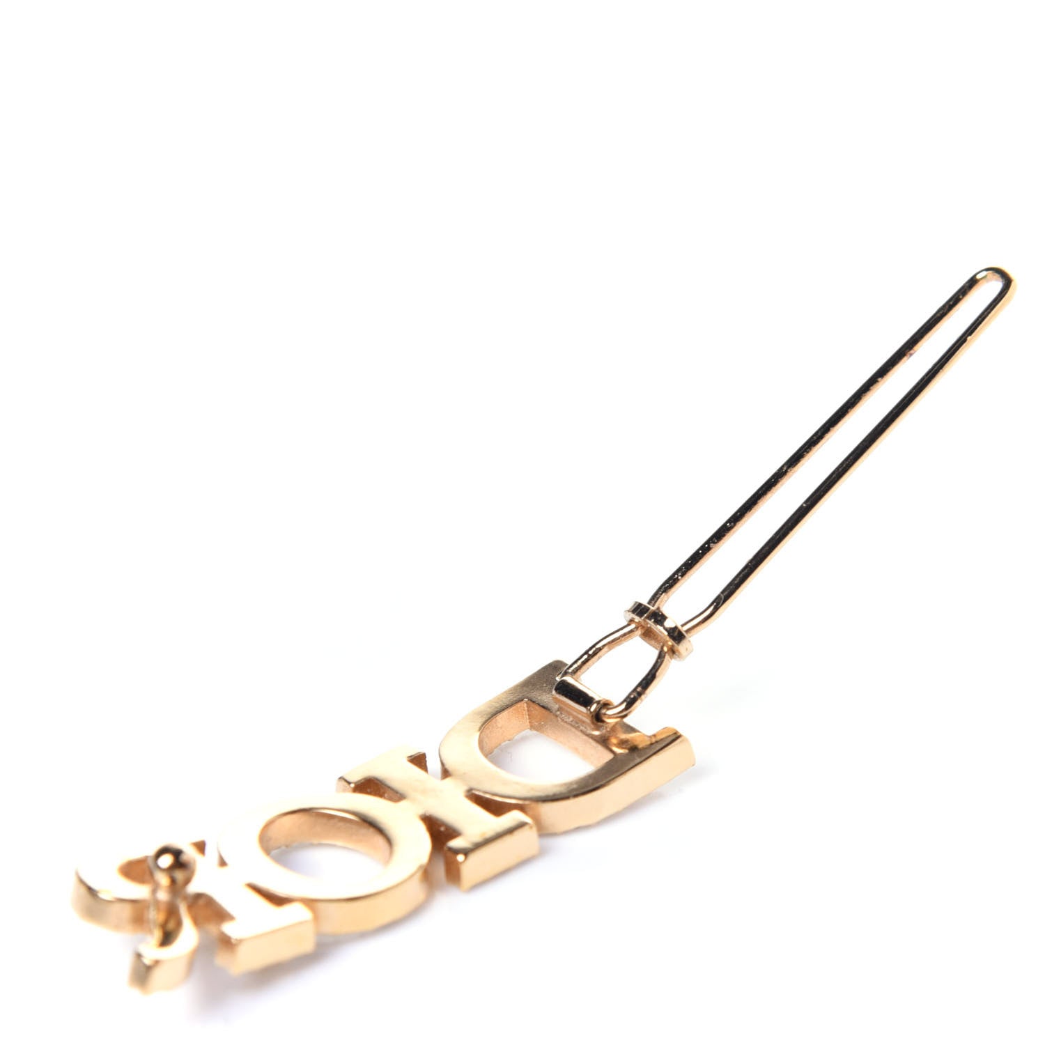 Christian Dior Metal Crystal Dior(r)evolution Barrette Gold 3 of 7