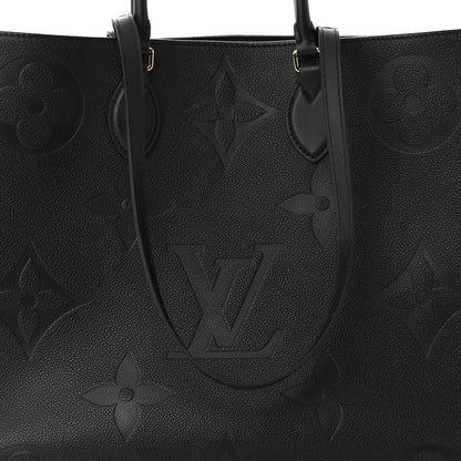 Louis Vuitton Empreinte Monogram Giant Onthego GM Black 7 of 11