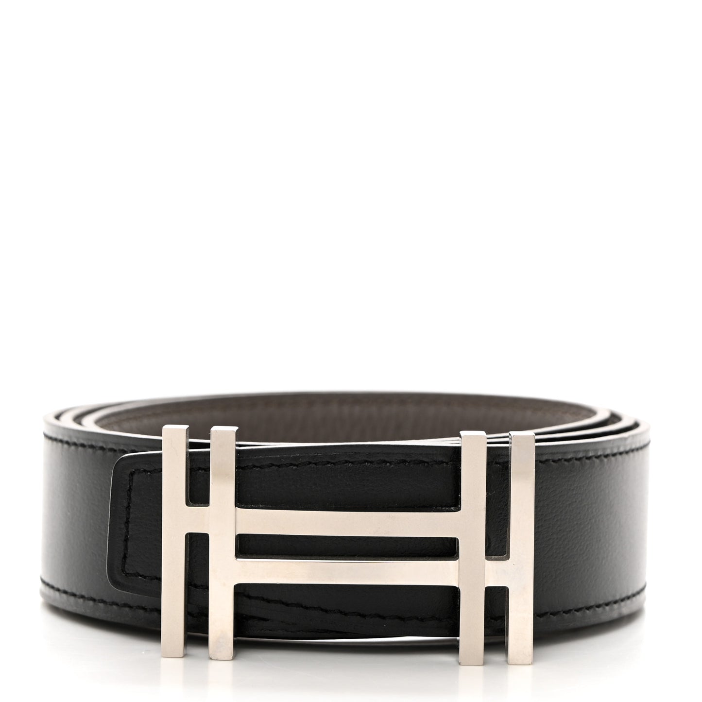 Box Togo 32mm Au Carre H Belt 90 36 Black Etain