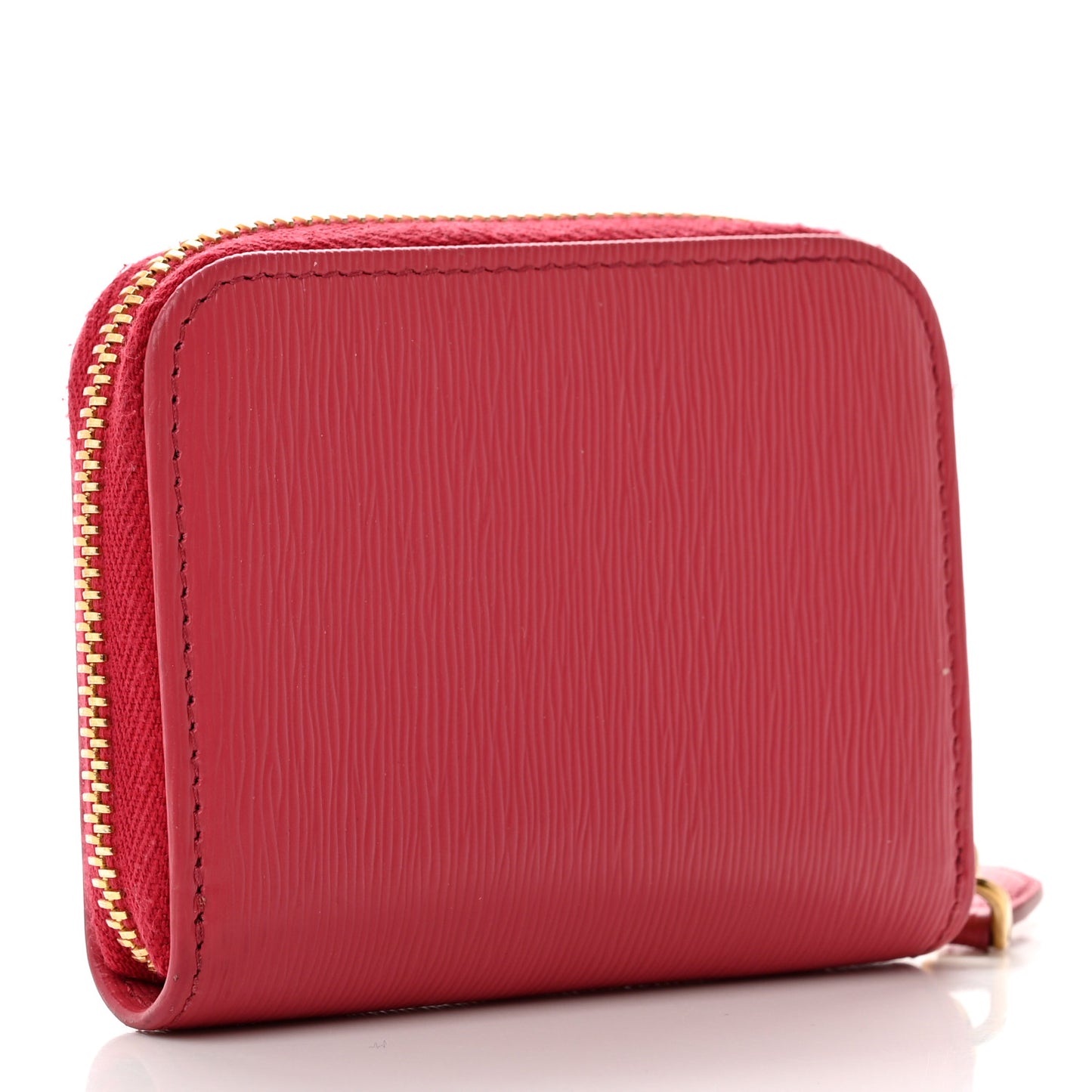 Saffiano Metal Zip Coin Purse Peonia