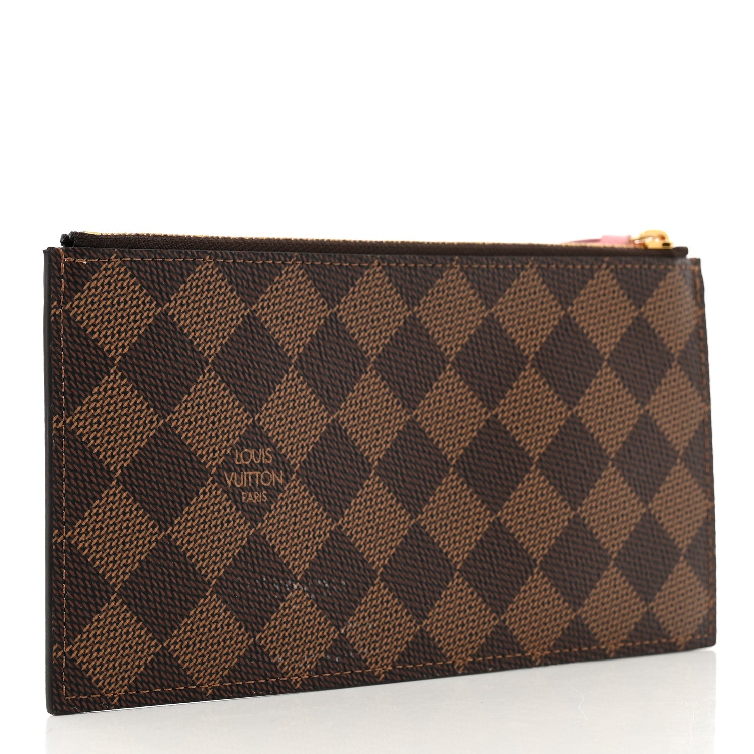 Louis Vuitton Damier Ebene Felicie Chain Wallet Zippered Insert 3 of 7