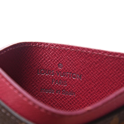 Louis Vuitton Monogram Card Holder Fuchsia 5 of 5