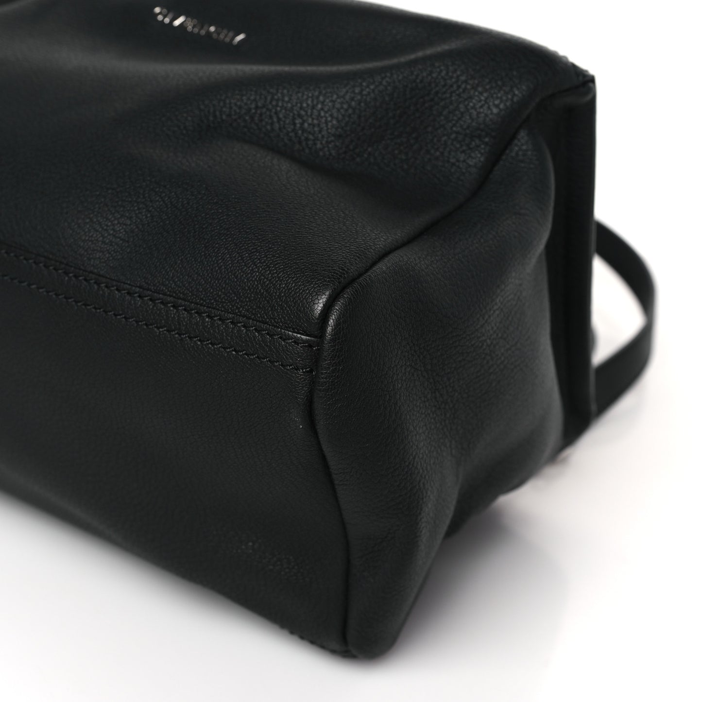 Sugar Goatskin Small Pandora Black