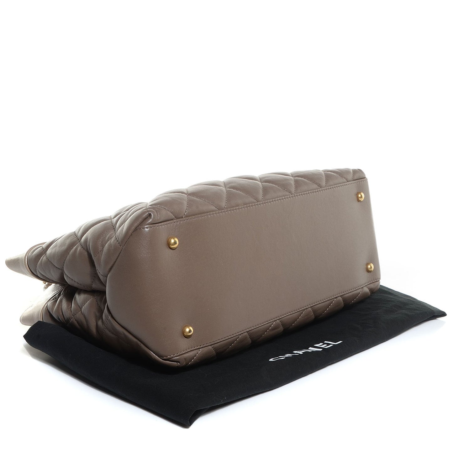 Calfskin Soft Elegance Large Tote Grey