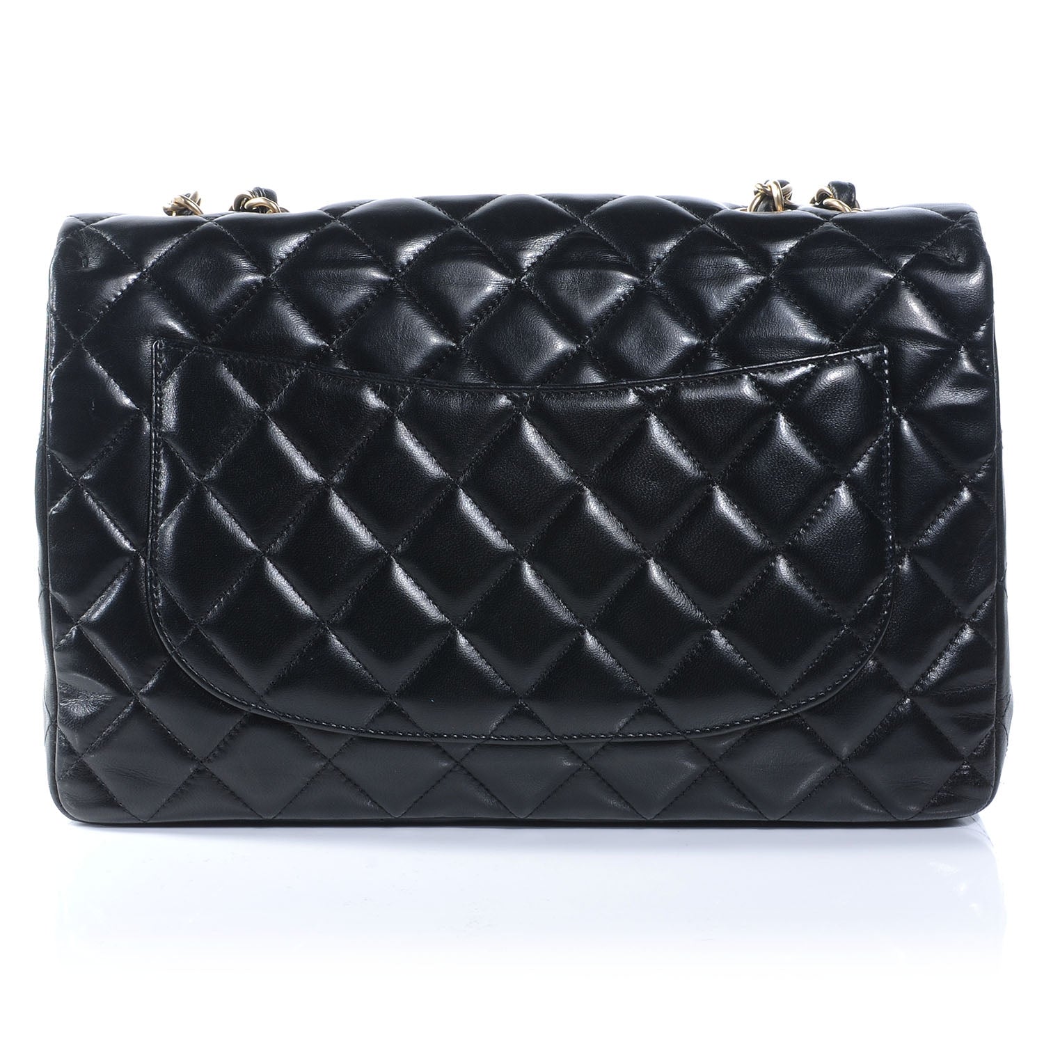 Chanel Lambskin Jumbo Single Flap Black 3 of 8