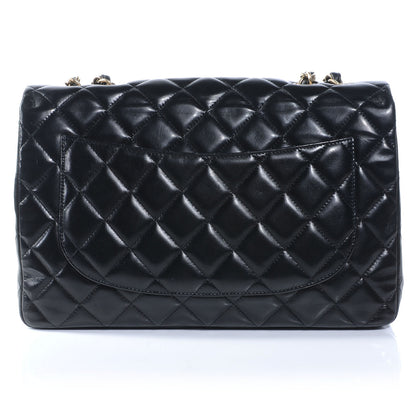 Chanel Lambskin Jumbo Single Flap Black 3 of 8