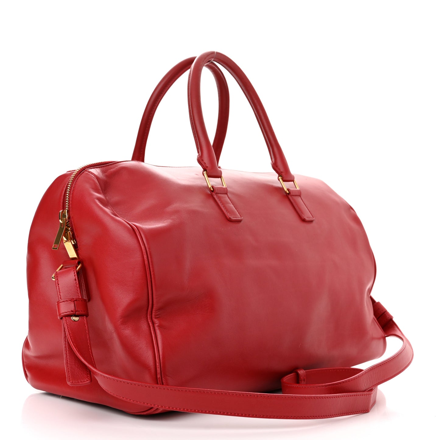 Calfskin Classic Duffle 12 Bag Red