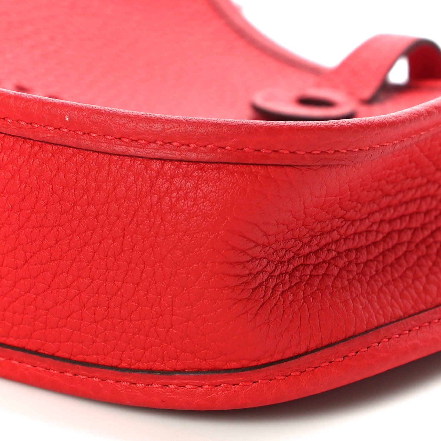 Hermes Taurillon Clemence Evelyne TPM Rouge Tomate 9 of 10