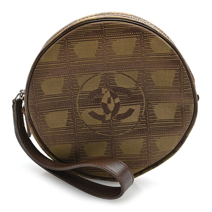 Chanel Nylon Travel Wristlet Khaki 1 of 8