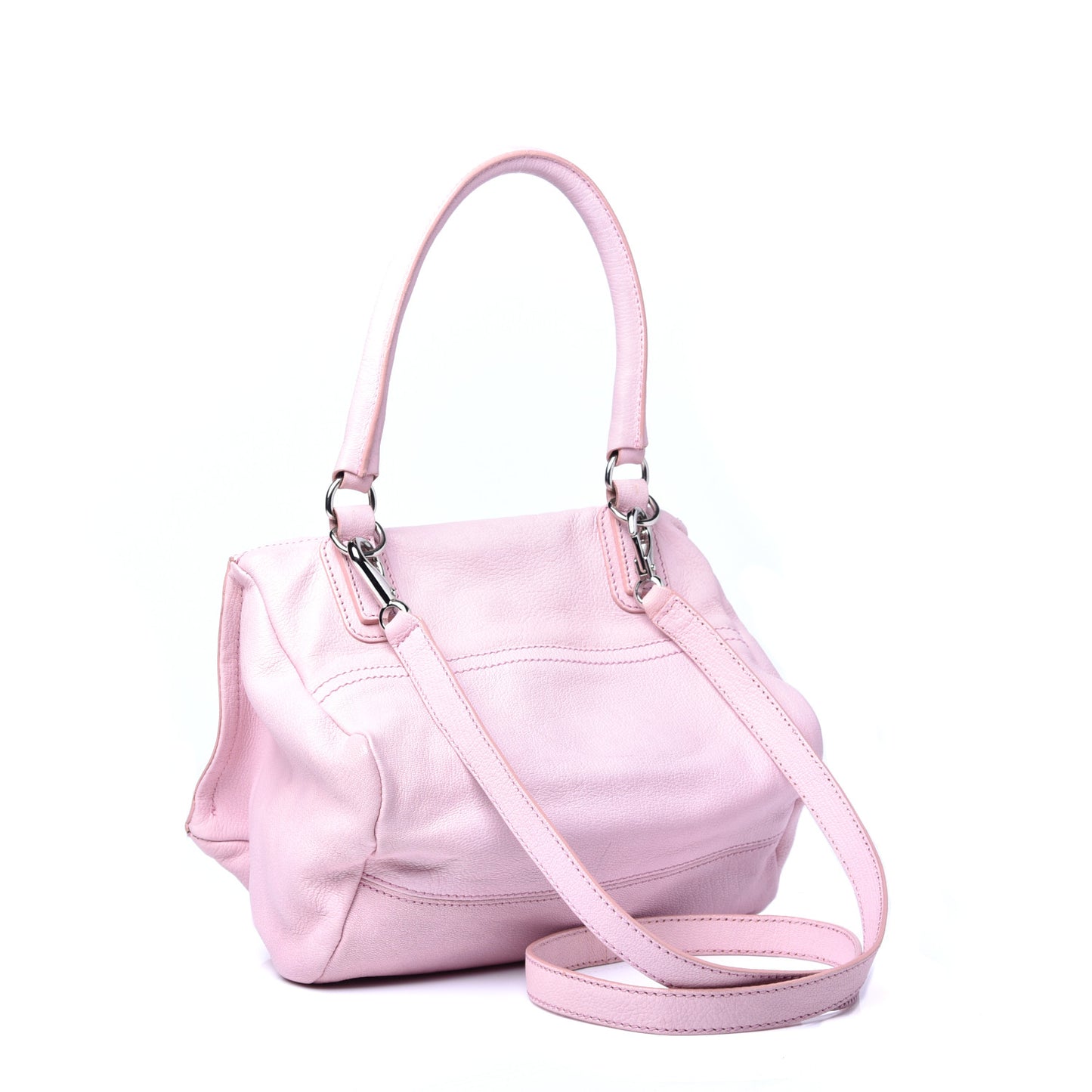 Sugar Goatskin Small Pandora Pink