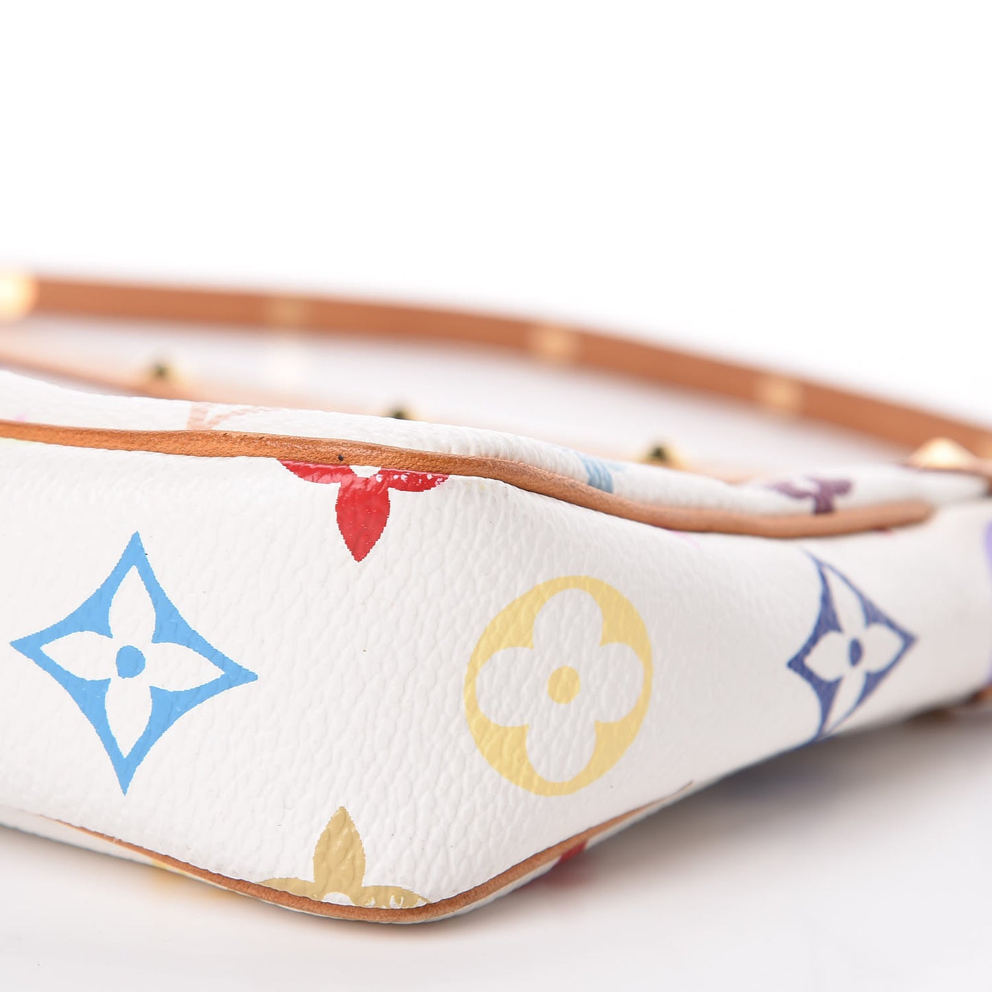 Monogram Multicolor Pochette Accessories White