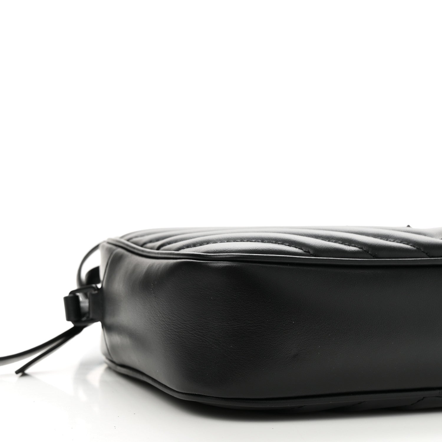 Saint Laurent Calfskin Matelasse Monogram Monochrome Lou Camera Bag Black 9 of 10