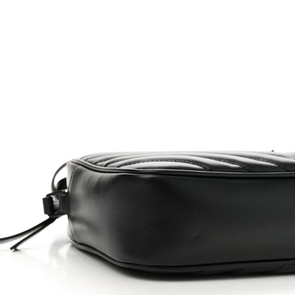 Saint Laurent Calfskin Matelasse Monogram Monochrome Lou Camera Bag Black 9 of 10