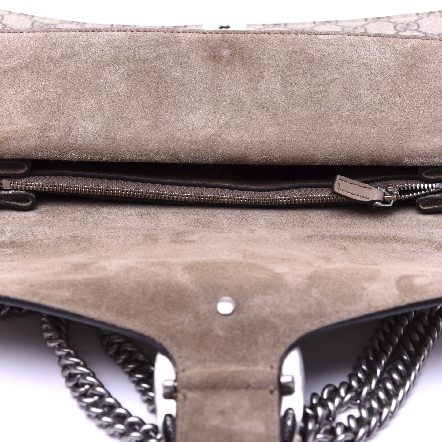 GG Supreme Monogram Small Dionysus Shoulder Bag Taupe