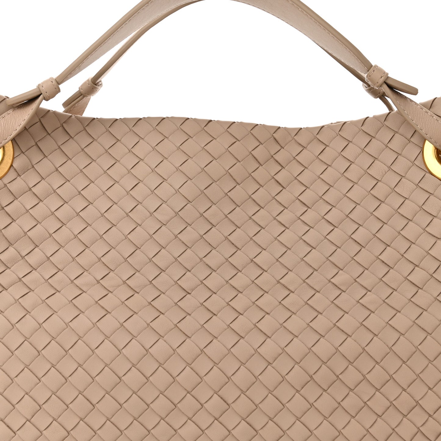 Nappa Intrecciato Bella Tote Beige