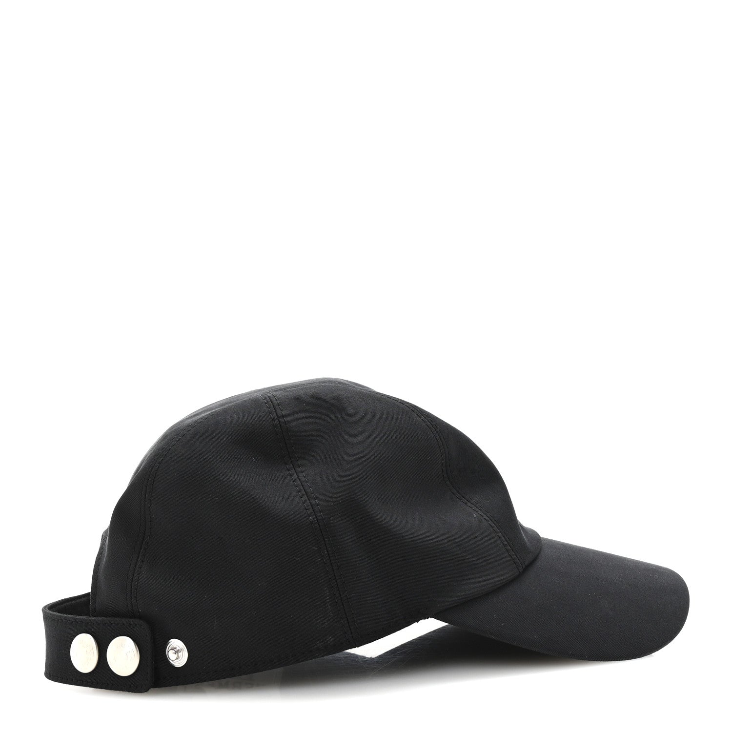 Hermes Cotton Miles H Circle Hat 56 Black 5 of 8