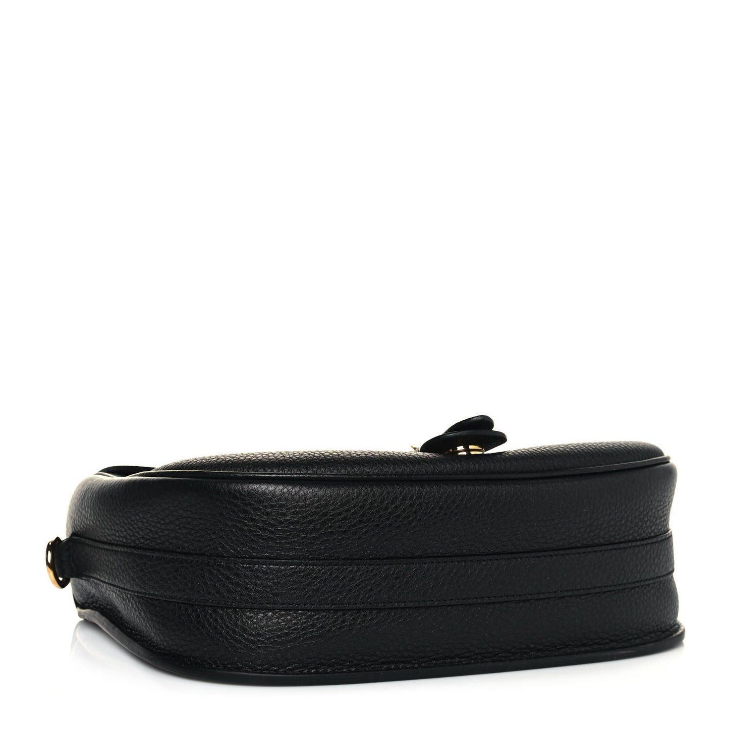 Grained Calfskin Large Bobby Flap Black
