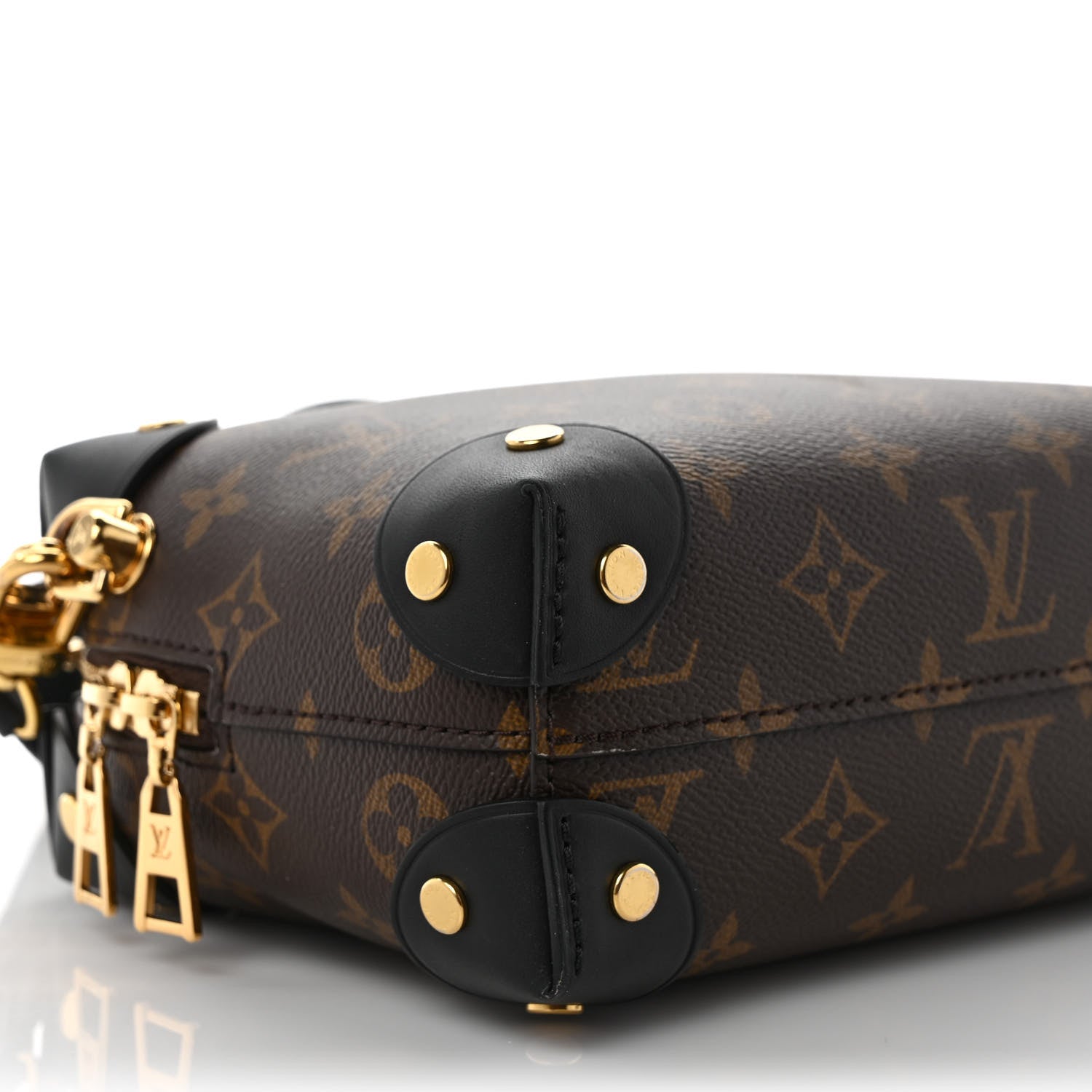 Louis Vuitton Monogram Petite Malle Souple Black 7 of 10